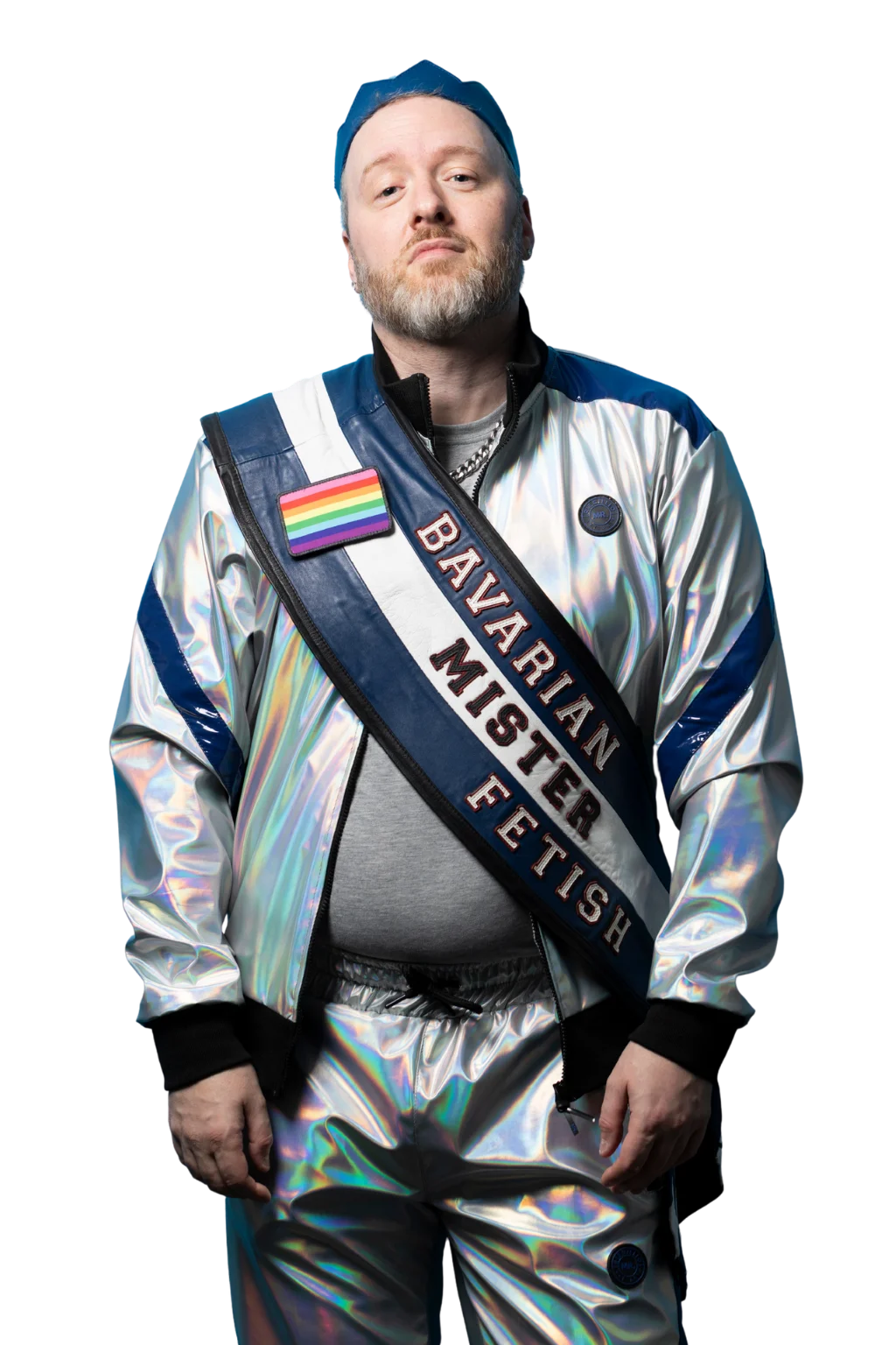 Victor Görgey, Bavarian Mister Fetish 2026, mit Schärpe